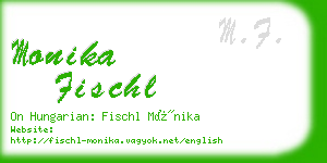 monika fischl business card